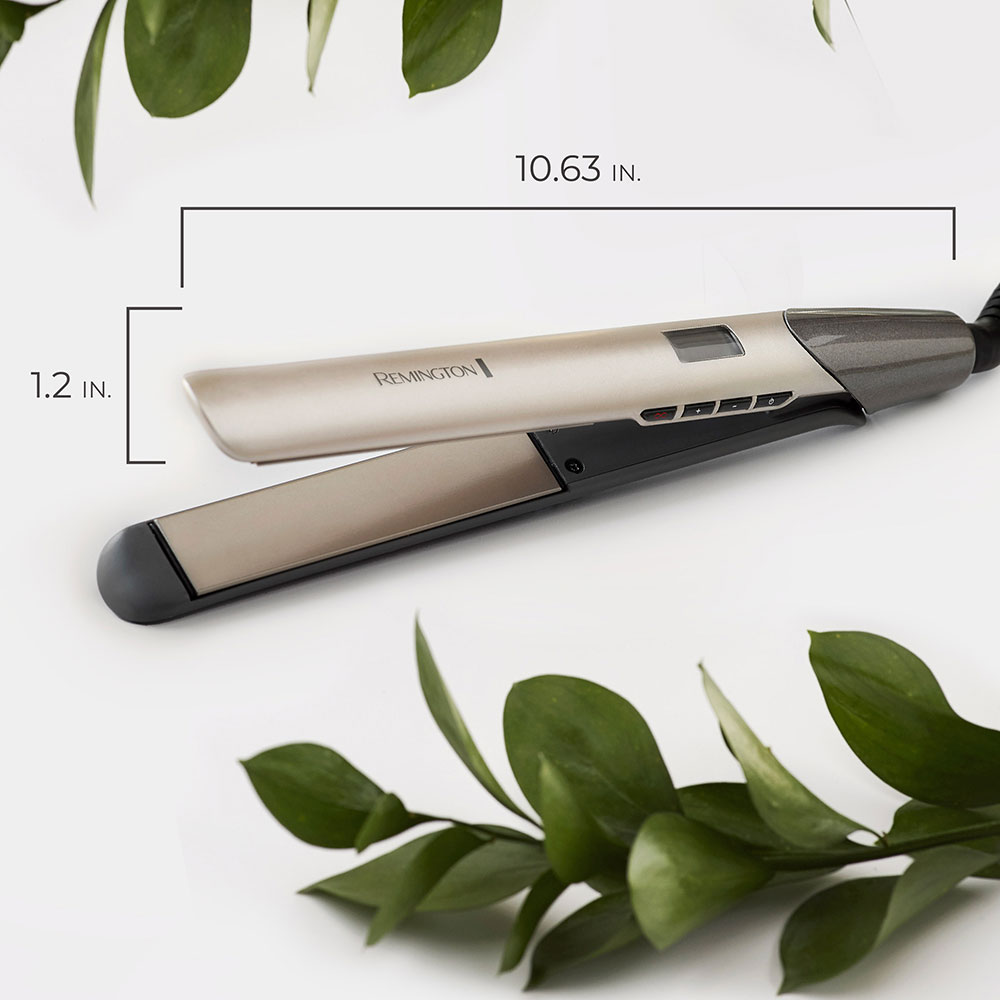 Flat iron changes hair color clearance